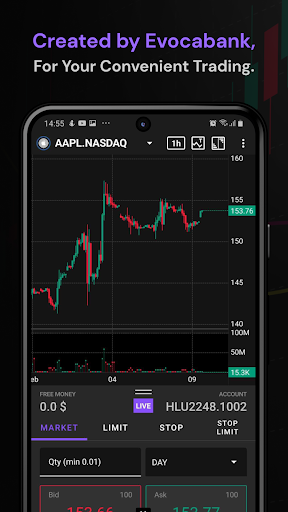 Android application EvocaINVEST screenshort