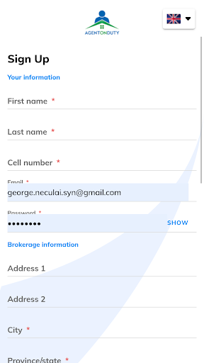 AgentOnDuty Screen 2