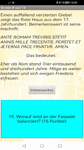 Trier, Entdeckertour Screen 3