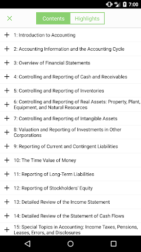 Android application Tutor Vision Accounting screenshort