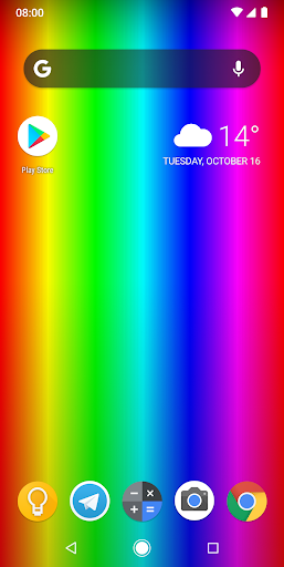 Interactive Rainbow Wallpaper Screen 2