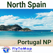 North Spain to Portugal GPS Map Navigator