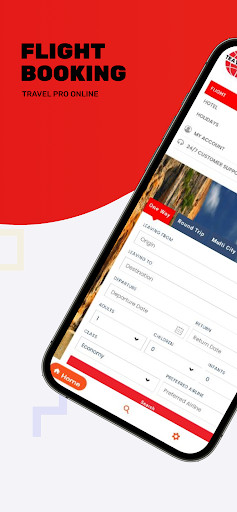 Android application Travel Pro Online screenshort