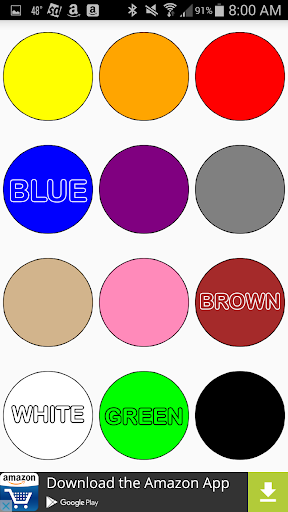 Android application Kids Colors Tap And Learn screenshort