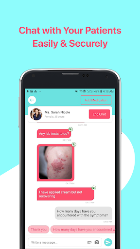 Android application mDoc Doctor ™ screenshort