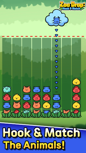 Android application Zoo Drop: Hook & Match screenshort