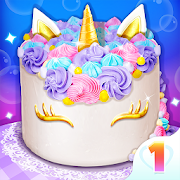 DIY Unicorn Rainbow Food - Unicorn Cake  Icon