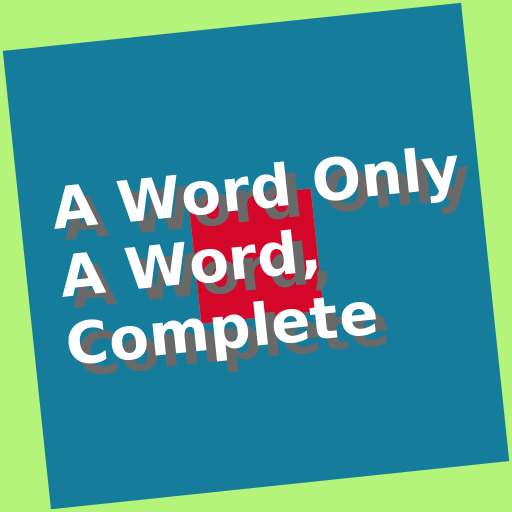 Book: A Word Only A Word logo