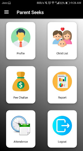 Android application SEEKS screenshort