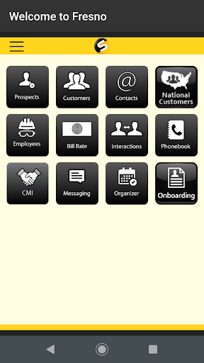 StaffCom Mobile App Screen 2