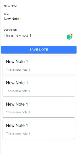 Brief Notes Screen 3