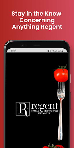 Android application Regent Family Restaurant screenshort