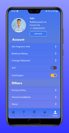 Eleventh Hour Booking Screen 3