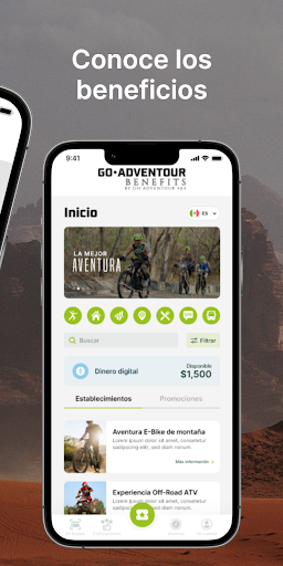 Go Adventour Benefits Screen 2