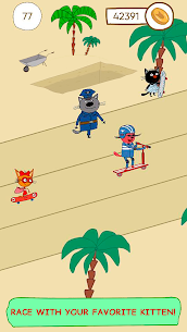 Kid-e-Cats Skateboard Racing Rush. Kids games 5