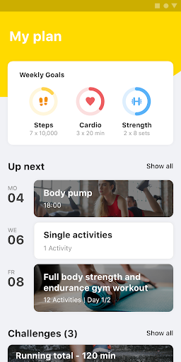 Android application Cardio Fitness-Noord screenshort