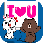 Cover Image of Télécharger love stickers  APK