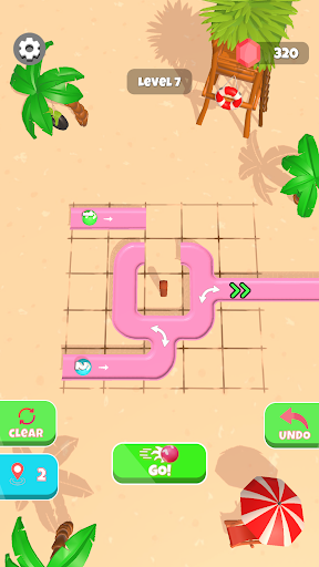 Android application Ball Road Puzzle screenshort