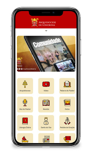Android application Arquidiocese de Londrina screenshort