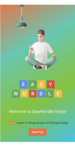 Android application EasyWordle screenshort