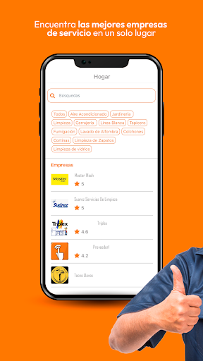 Android application Te Ayudo screenshort