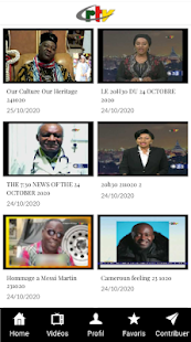 Cameroon Radio Television capturas de pantalla