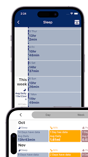 Screenshot of Baby Growth Recorder