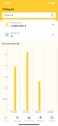 Android application Datsan247 - Chủ sân screenshort