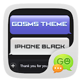 GO SMS Pro IPhoneBlack ThemeEX icon