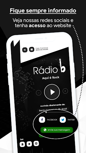 Rádio B Rock www.radiob.com.br Screen 3