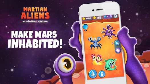 Captura de Pantalla 4 Martian Aliens: Evolution Clic android