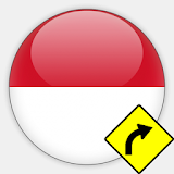 Traffic signs Indonesia icon