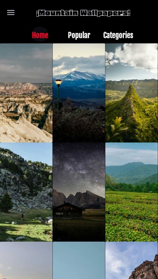 #1. Mountain Wallpapers (Android) De: starecord