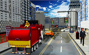 Garbage Truck Trash Simulation screenshot 0