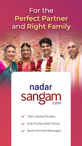 Android application Nadar Matrimony by Sangam.com screenshort