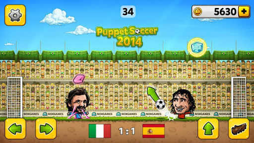 Code Triche ⚽ Puppet Soccer 2014 – Football ⚽ APK MOD (Astuce) screenshots 5