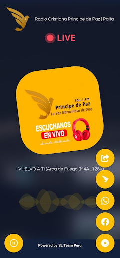 Radio Principe de Paz - Paita Screen 2