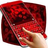 Neon Red Keyboard Theme icon