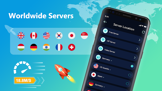 Free VPN Super™ – Fast & Secure MOD APK (Premium Unlocked) 5