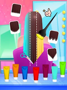 Hair Dye - Rainbow Fashion Art - Screenshot 2
