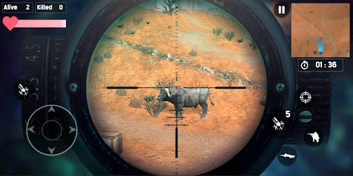Android application The Wild Hunt: Shooting Games screenshort