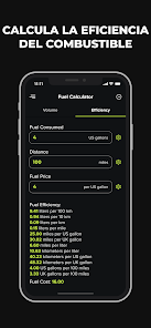 Screenshot 5 Calculadora de Combustible android