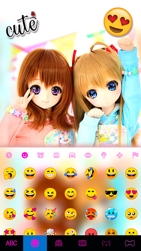 Dolls Kawaii BFF Keyboard Back Screen 3