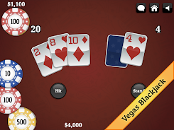 4th of July Blackjack Screenshot