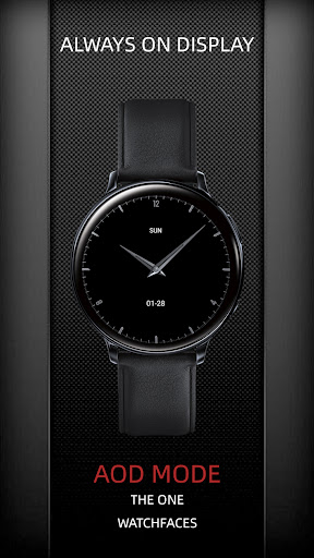 Simple Rui Black For Wear OS Screen 3
