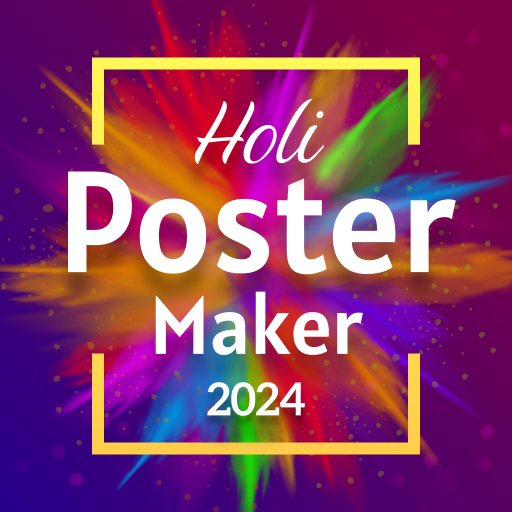 Holi Poster Maker: Make Banner 2.0 Icon