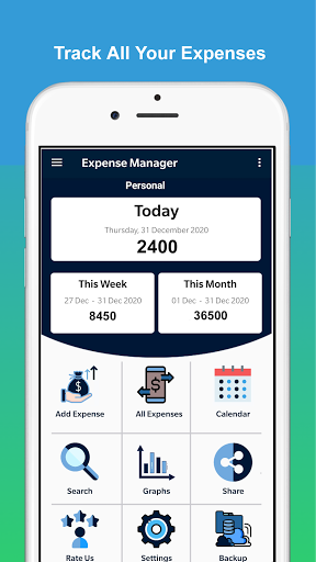 Android application Expense Manager : Finance Trac screenshort