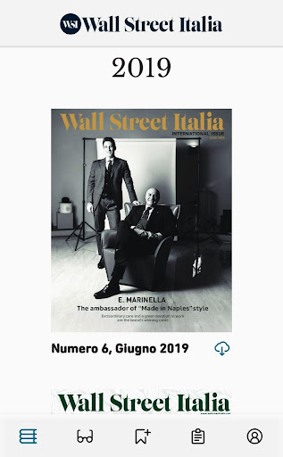 Android application Wall Street Italia screenshort