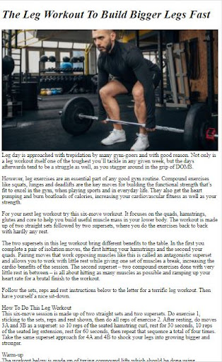 How to Do Legs Exercises Screen 3