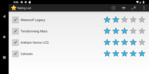 Android application Rating List DC screenshort